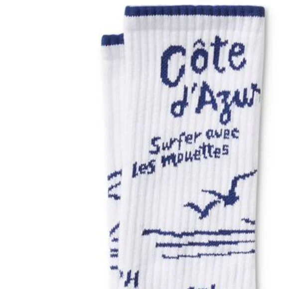 Polo Ralph Lauren Men's Cote D'Azur Graphic Logo Socks - Picture 4 of 4